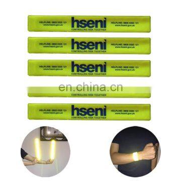 Hi Vis gifts reflective customizable slap band