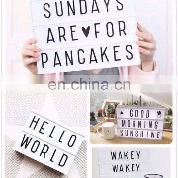 Acrylic Mini LED Light Box With Letters AA Battery Powered USB Cable photo-6