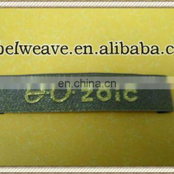 fashion woven silk clothing labels