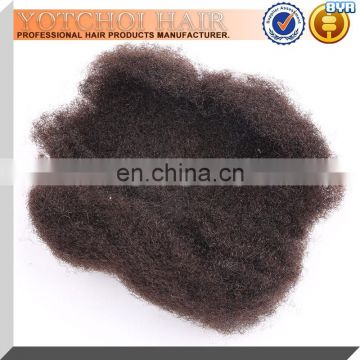 Mongolian Human Hair Natural Color Afro Kinky Hair Weave