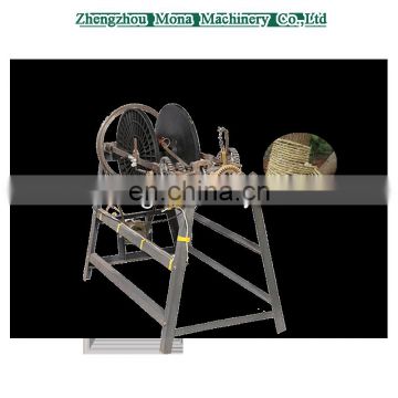 Semi-automatic rice straw rope making machine knitting machine