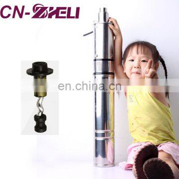 new model screw submersible water pump with oil filled motor