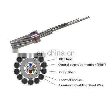 12/24/48/72/96 Cores G652d OPGW Singlemode Fibra Optical Cable Manufacturer photo-6