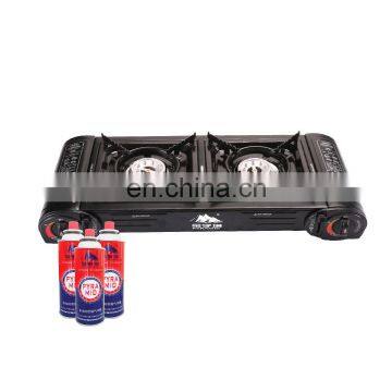 High efficiency Built in Double burners stainless steel Gas Cooker and universal gas bbq burner