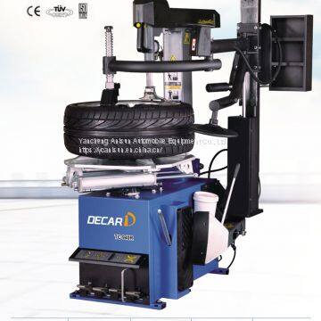 Tyre changer with help arms