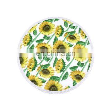 Best Seller Sunflower Printed And Comfortable Baby Blankets Patterns Beauty New Born Baby Blanket For Summer