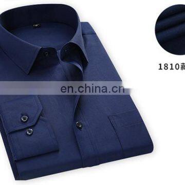 Wholesale Oem Logo No Iron Business Office Mens Button Down Long Sleeve With Chest Pocket Mens Shirts photo-4