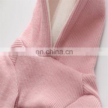 New Designer Style Wholesale Casual Knitted Hooded Dog Cute Clothes Rabbit Autumn Winter photo-3