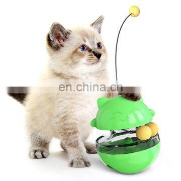 2020 New Pet Cat Fun Toy Pet Feeder Tumbler Cat Shaking Leaking Food Ball Interactive Training Toy photo-5