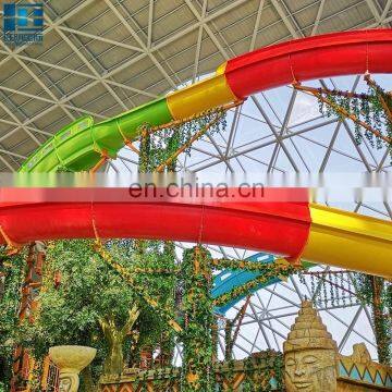 Fiberglass Swimming Pool Water Slide Use Raft Outdoor Big Aqua Park Games