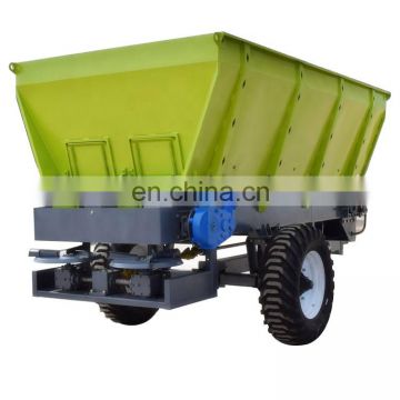 Farm machinery tractor trailer truck manure spreader compost spreader