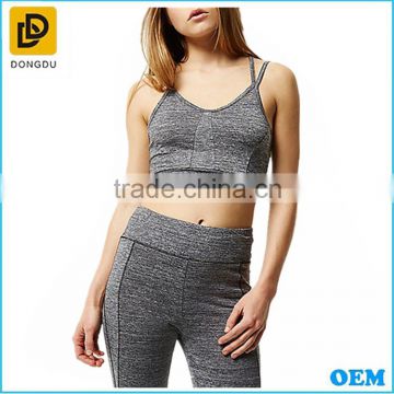 2 Piece Tank Crop Top and Pencil Pants Set Women Sexy Yoga Sports Gym Wear Casual Sets