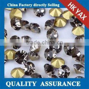 W0528 loose rhinestone glass crystal chaton diamond beads in china