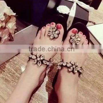 new 2016 summer han edition flat sandals flower weet cool slippers wholesale                        
                                                Quality Choice