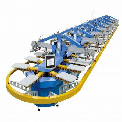 Hot Sale Automatic Digital T Shirt Oval Screen Printing Machine