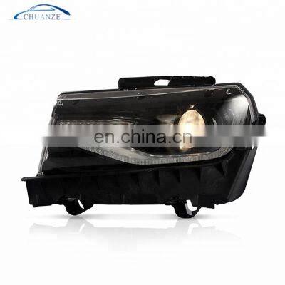 LED  Headlights Conversion For 2014 2015 Camaro 6TH GEN Front Lamps Sequential Indicator Headlight Dual Beam Assembly