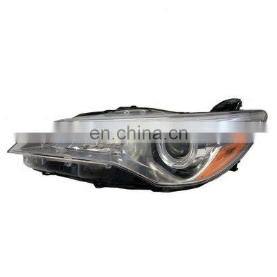 New White Headlight Headlamp Assembly Head Light Head Lamp Assembly For Toyota Camry LE USA Model 2015-2017