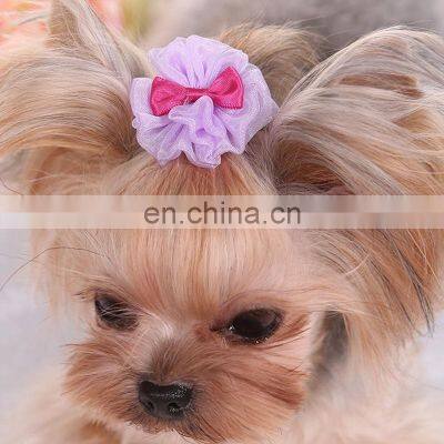 Dog Cat Accessories Pet Cute Hairpin Pet Beds &Amp Accessories Dog Pets Accesories Supplies Hairpin Fashion Bowknot photo-2