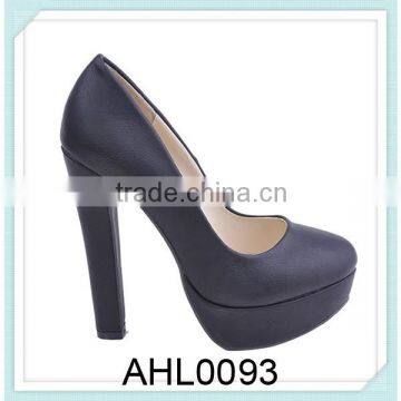 china wholesale pu high heel dress shoes