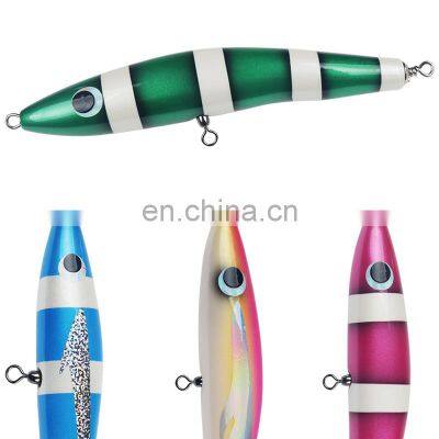 Wei Hai Slow Jigging  Hard Laser 3D Eyes  Wood Artificial Bait Fishing Lures