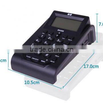 Professional Call Center Communication Dial Pad Headset Telephone With Rj11 Plug Cable photo-4