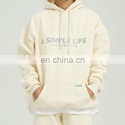 custom solid color thick cotton customized design spring men sweatshirt clothing 2022