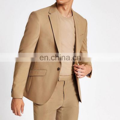 2021 New Design Men Fashion Jacket Men's Casual Dress Suit Polyester / Cotton Waterproof Cotton Liner OEM Service Print