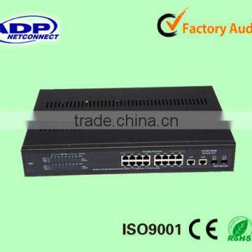 High quality 16 port Smart Managed POE Switch