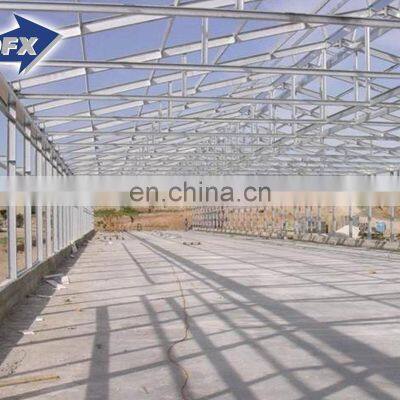 China large scale hot galvanized steel frame chicken breeder poultry farming shed house