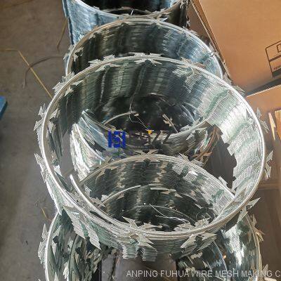 Galvanized Concertina Barb Razor Wire 18