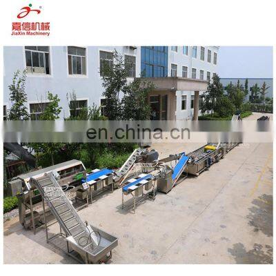 Hot sale apple washing cutting processing line