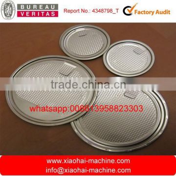 Safe rim Aluminum Easy Open Lid making machine For beverage pop can , tinplate ends for 502# 401# 307# 300#