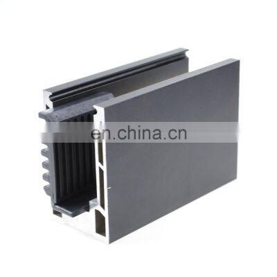 ZHONGLIAN 6063 Aluminium Profile Aluminum Glass Rail Extrusion For Stairs photo-3