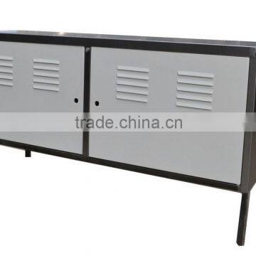 (DL-TV1) KD 0.6 mm Modern White or Red Steel Furniture/Storage Cabinet/TV Cabinet photo-2