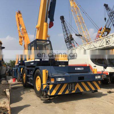 25ton Kobelco Telescopic Boom Truck Hydraulic Mobile Crane Truck Crawler Dump Crane for Sale photo-4