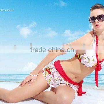 2011 new style sexy ladies` bikini;skirt swimsuit