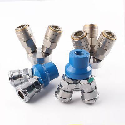 SMV SMY Round Tee C-type Two-way Three-way Pneumatic Connector Air Pump Compressor Quick Coupler photo-4