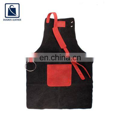 Wholesale Supplier of Rich Quality Leather BBQ Cooking Apron