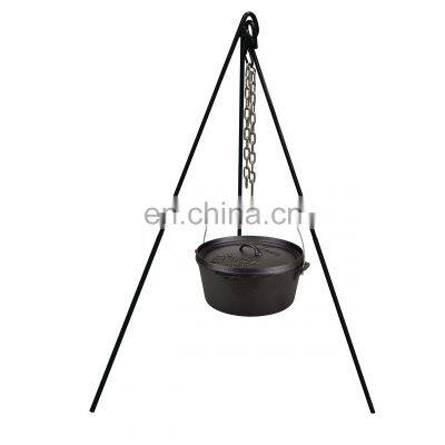 Heavy-Duty Steel Cooking Tripod Camping Gear & Equipment Outdoor Campfire Cooking Tools