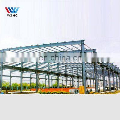 WZH Construction Material Prefabricated Cheap Steel Structure Industrial Building Workshop Warehouse photo-2
