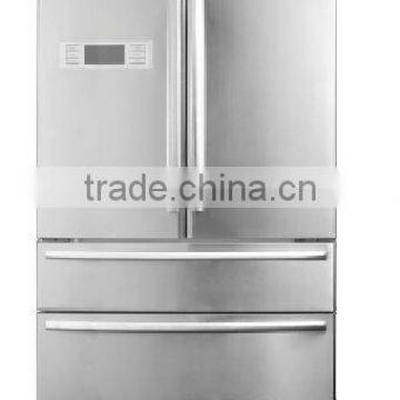 French Door Side by Side Refrigerator With Ice Maker