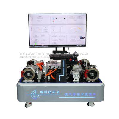 Wire-controlled chassis training vehicle