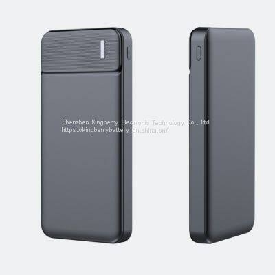 Ultra-thin mini mobile power supply for mobile phones and heating suit 10000 mah charging bank