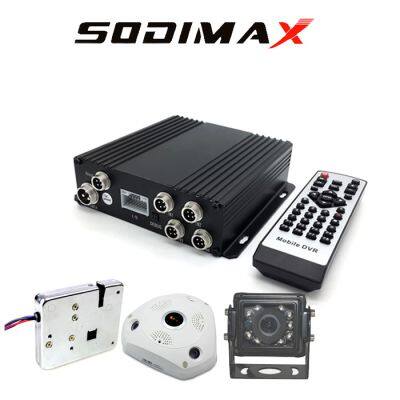 Bus Truck Fleet Management 4G GPS Camera Recorder Security Mobile Tracking DVR Commercial Vehicle DVR