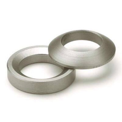 M6 - M48 Galvanized Steel Spherical Washer, Conical Seat Washer DIN 6319