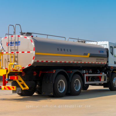 Water Tanker Truck for Road Cleaning Brand New 6x4 Water Bowser Truck Sprinkle Truck