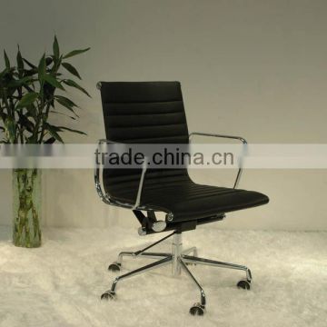 low back swivel lift leather office chair EA119