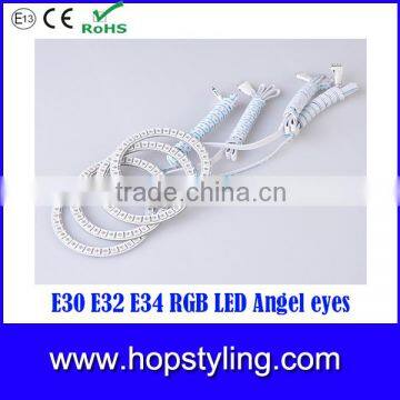 lower price china  RGB LED Angel eyes 7 color for E30 E32 E34