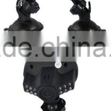 Car rearview mirror 1080P stand mounting tachograph with 1.5 inch HD LCD display with one way DVR