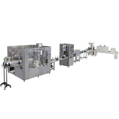 Automatic Pet Glass Bottle Filling Capping Labeling Packaging Machine Pure Drinking Mineral Water Bottling Plant
